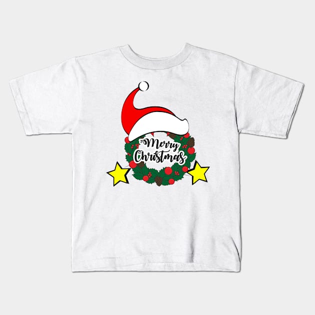 Merry Chirstmas 2019 Kids T-Shirt by Lolanli